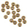 20 Stück Edelstahl Abstandshalter Perlen Feststellbare Anpassung Gold 6x3x1.5mm DIY Schmuckherstellungszubehör
