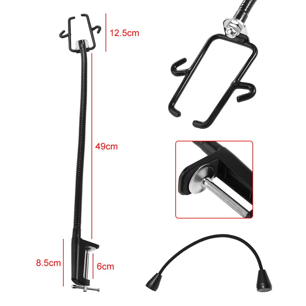 Flexible Household Black Hair Dryer Holder Drying Fixing Frame Pet Accessories Hair Dryer Stand