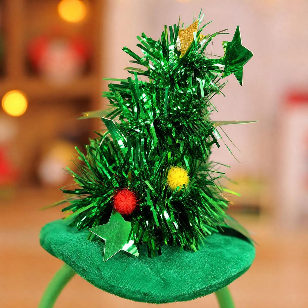 Weihnachtsbaum-Stirnband für Kinder Feiertagsparty Kostümzubehör Geschenk für Jungen und Mädchen