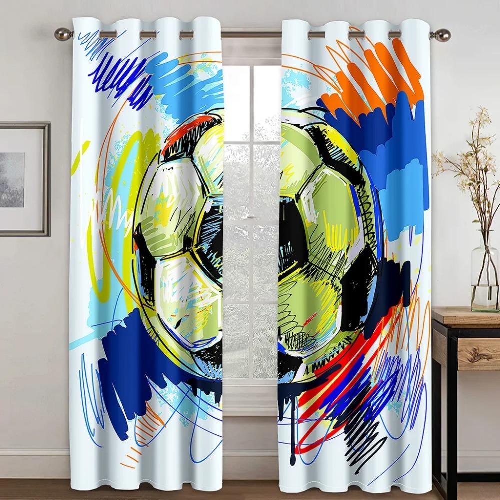 Basketboll Graffiti Mönster Hög Skuggning Gardin Vuxna Barn Sovrum Vardagsrum Skugga Anpassad Draperi En Mängd Stilar