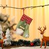 4 Pcs Lovely Christmas Hanging Socks Christmas Stockings Candy Gift Bag Christmas Decorations For Home Office Party