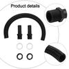 Rainwater Harvesting Connector Kit for Dual Water Butt Setup with 3/4 Thread 50cm Pipe and All Required Fittings