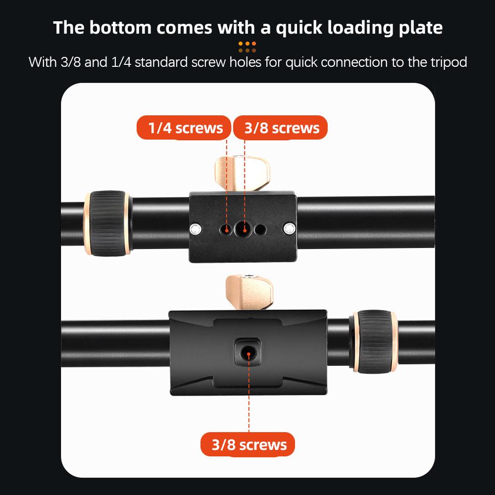 36.6in Tripod Extension Rod Boom Arm for Tripod with Quick Release Plate 10KG/22lbs Load Capacity 2