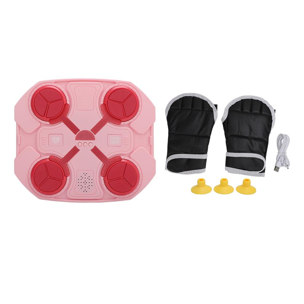 Bluetooth Music Boxing Machine Wall Mounted Punching Equipment Electronic Boxing Target with Gloves