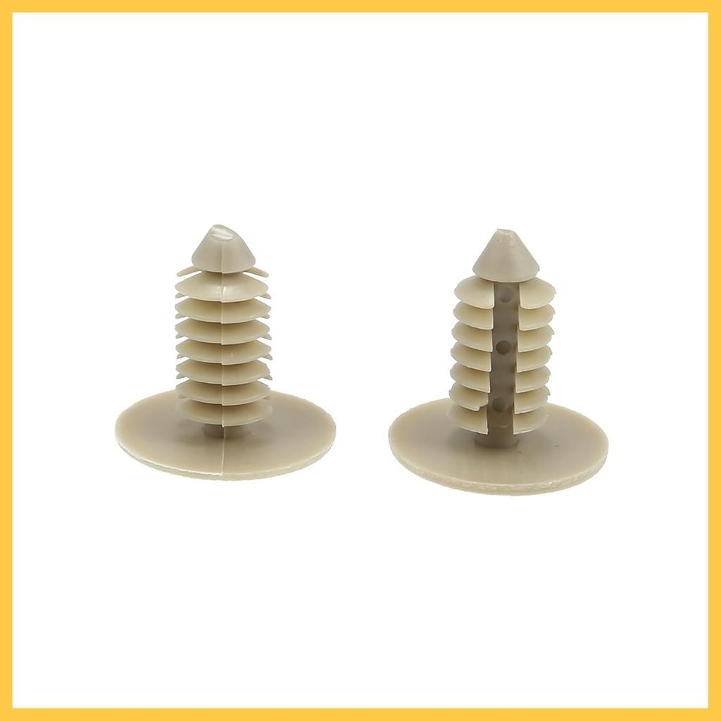 8mm Lochdurchmesser Auto Kunststoffniet Befestigung 50 Stück Beige Auto Ersatzteile