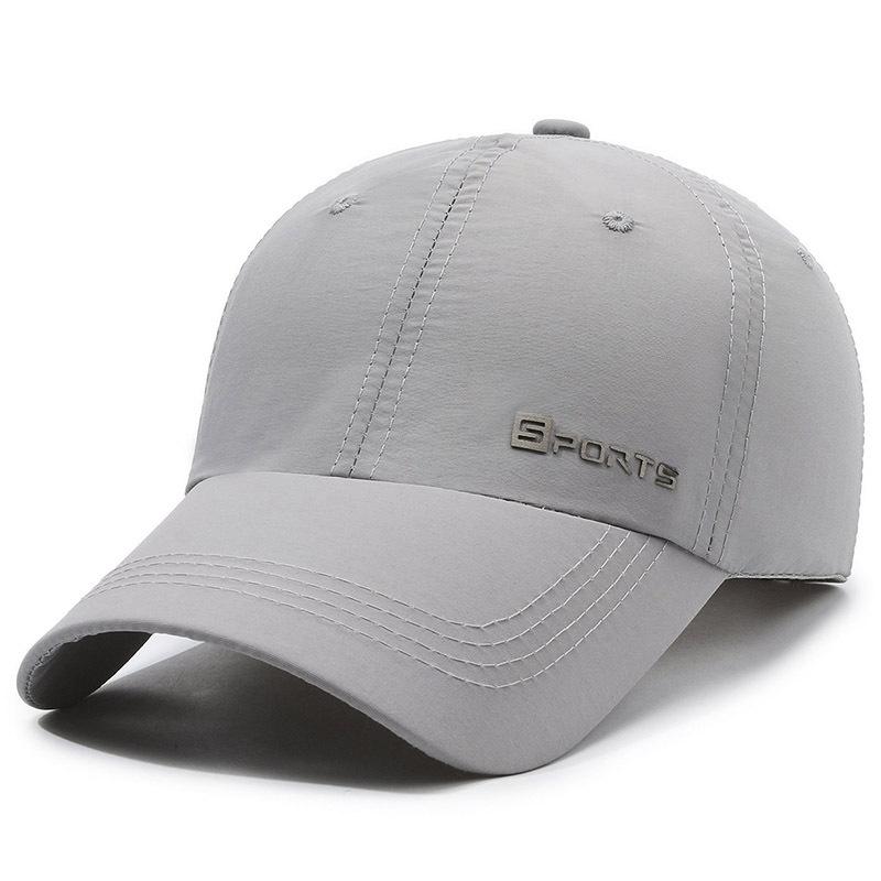 Summer Hat Letter Baseball Cap Men's Outdoor Breathable Quick-Drying Sun Hat Sun Visor Hats Fishing Hat Peak Cap