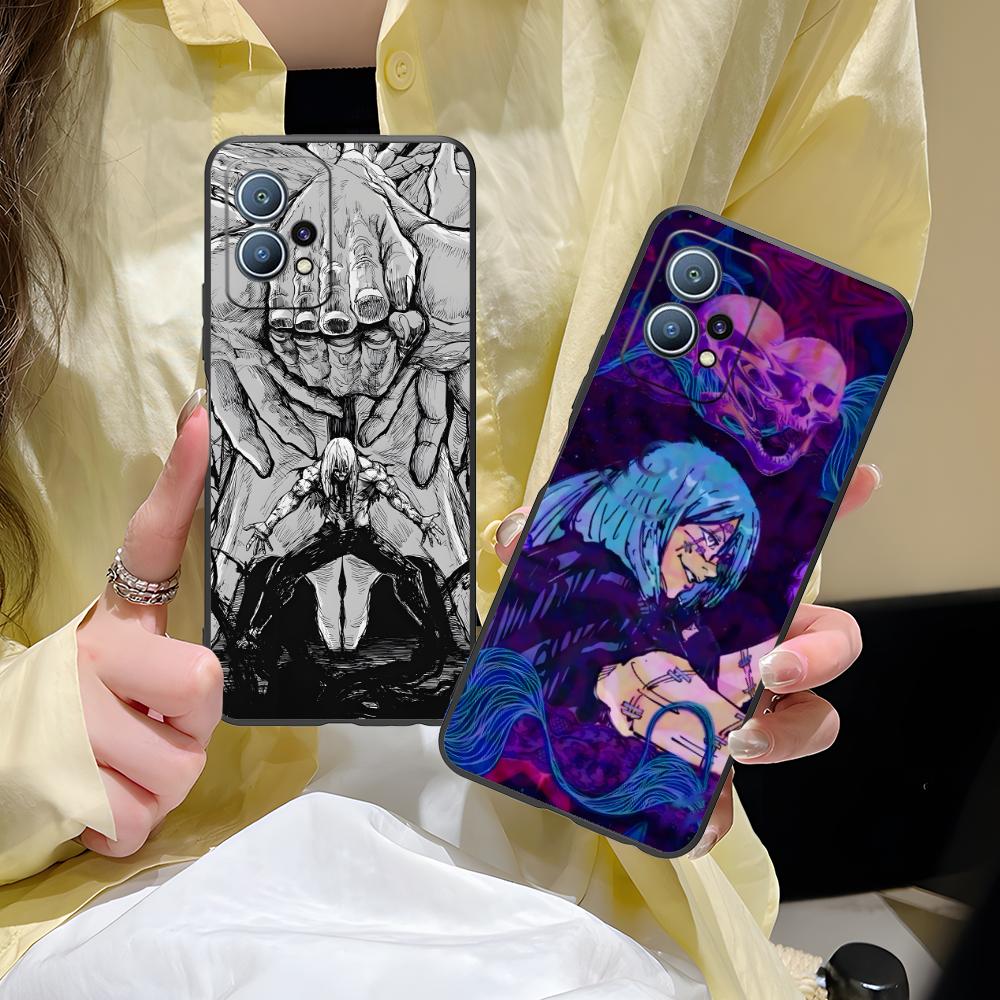 JJK Mahito Phone Case for Huawei P60 P50 P40 P30 P20 P10 P9 P8 Pro Lite Plus Soft TPU Shockproof Cover