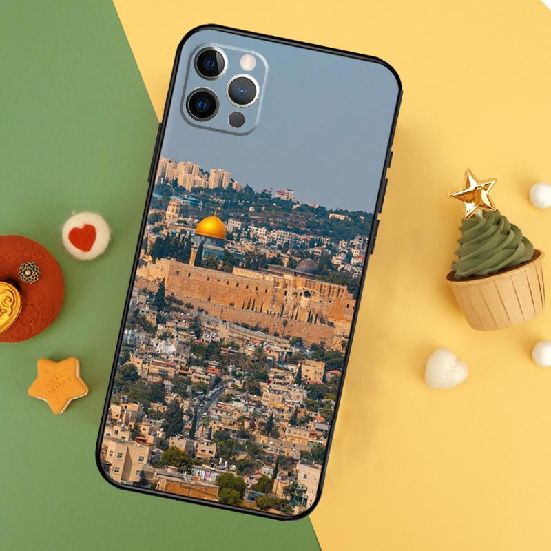 Jerusalem Dome of the Rock Phone Case For iPhone 17 17Air 16 16E 15 14 13 12 11 Pro Max 12 13 Mini Shockproof Cover