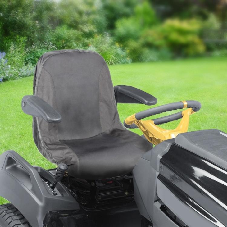 Protective Lawn Mower Seat Cover in Oxford Materials Defends Against Environmental Damage for M/L Shape Garden Equipment