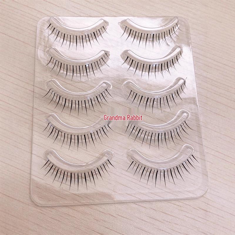 Rabbit Grandma M116 Korean Style Full Strip Lower Eyelashes - Natural, Airy Feel for Beginners