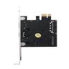 Rozšiřující karta PCI-e na USB 3.1 Type-C Rychlé nabíjení PCI-E na USB s 19kolíkovou přední adaptérovou kartou GEN1