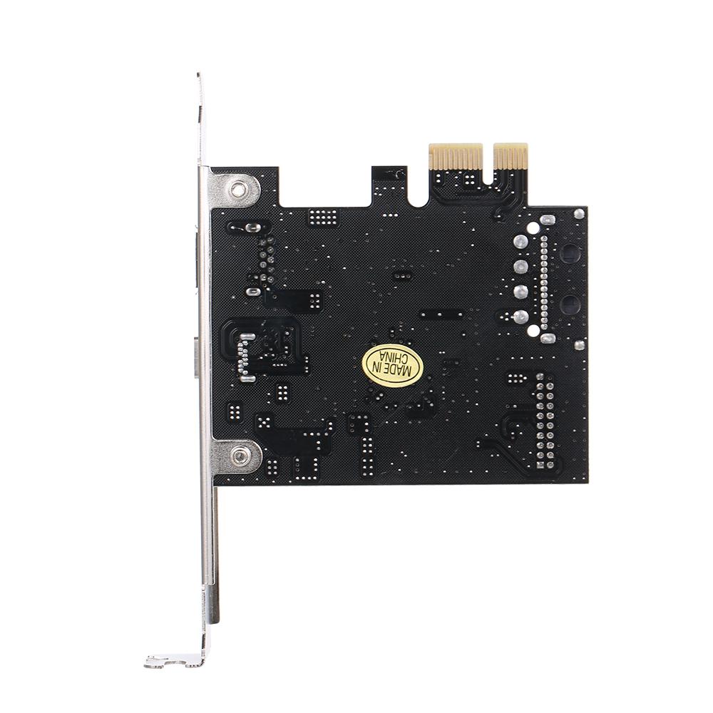 Rozšiřující karta PCI-e na USB 3.1 Type-C Rychlé nabíjení PCI-E na USB s 19kolíkovou přední adaptérovou kartou GEN1