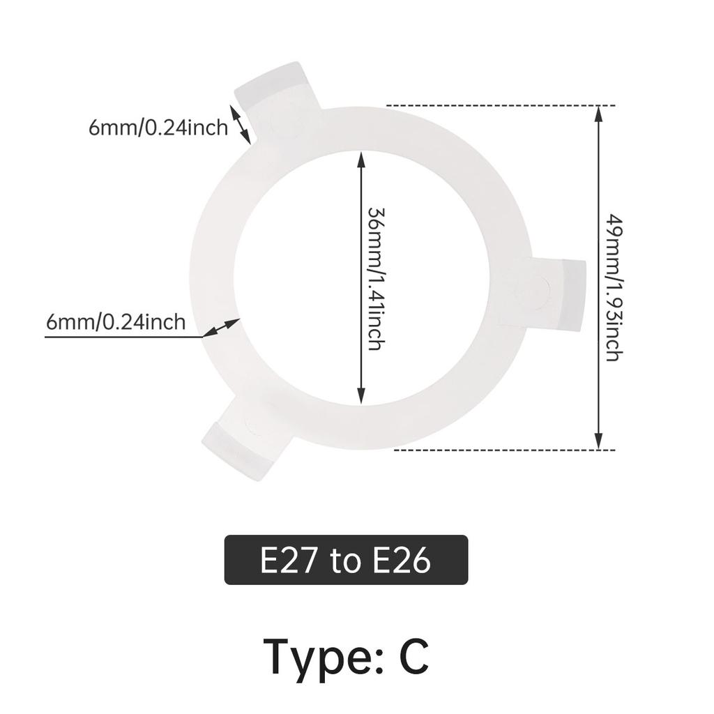 E27 la E14 Inel Reductor Abajur Adaptor Convertor E27 la E26 Soclu Lampă Suport Convertor pentru Corp de Iluminat