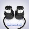 Cme Midi CabLe 4 Pack 60cm 5 Pin Din L Type pLug Midi Interface For Synthesizer 