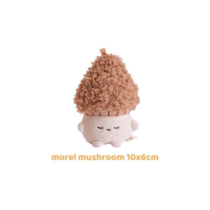 Cartoon Hotpot Food Plush Keychain Kawaii Bag Pendant Button Mushroom Crab Claw Hanging Ornament Food-Themed Toy Accessory Gift