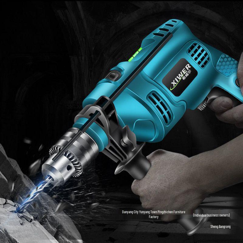 Electric Impact Drill Hand Tool Set for Wall and Household Use