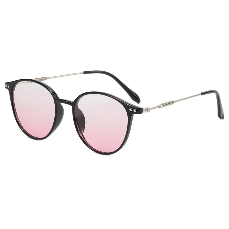 

Korean Style Sun Glasses Women Round-shaped Shape UV Protection Women s Style Sunglasses Travel Use Hiking Outdoor Activity Sunglass