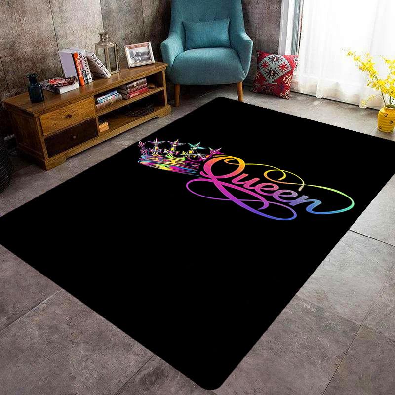 Royal Crown Elegance carpet floor mats printing Room Bathroom mat Art