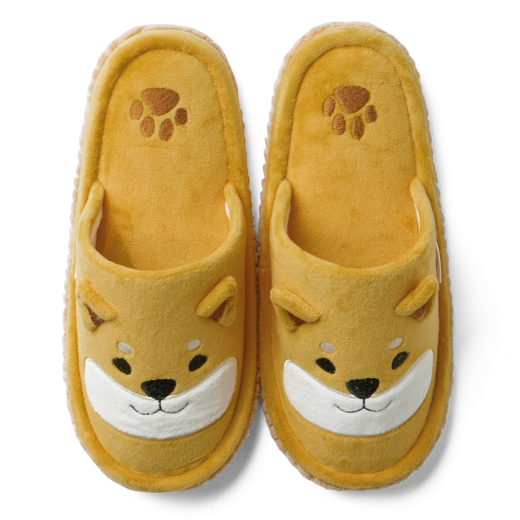 

Тапочки Friends Hill Mop Wind Outside Sewing желтые M [Nippon Slippers]