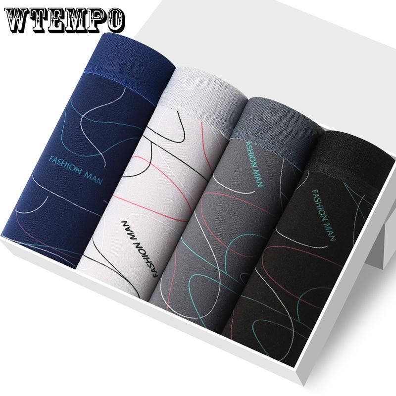 

Men s Underwear Men s Flat Leg Pants Youth Mid Waist Square Leg Pants Men s Plus Size Shorts Shorts Head 4XL