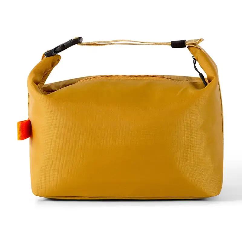 1PCS Portable Large Insulated Lunch Bag Reusable Aluminum Foil Thermal Food Tote For Office Meal Box Carrier Cooler Bag