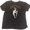 Fun World Ghost Face T-shirt 100% Cotton Adult XL Scream Halloween Icon Black Unisex T-Shirt