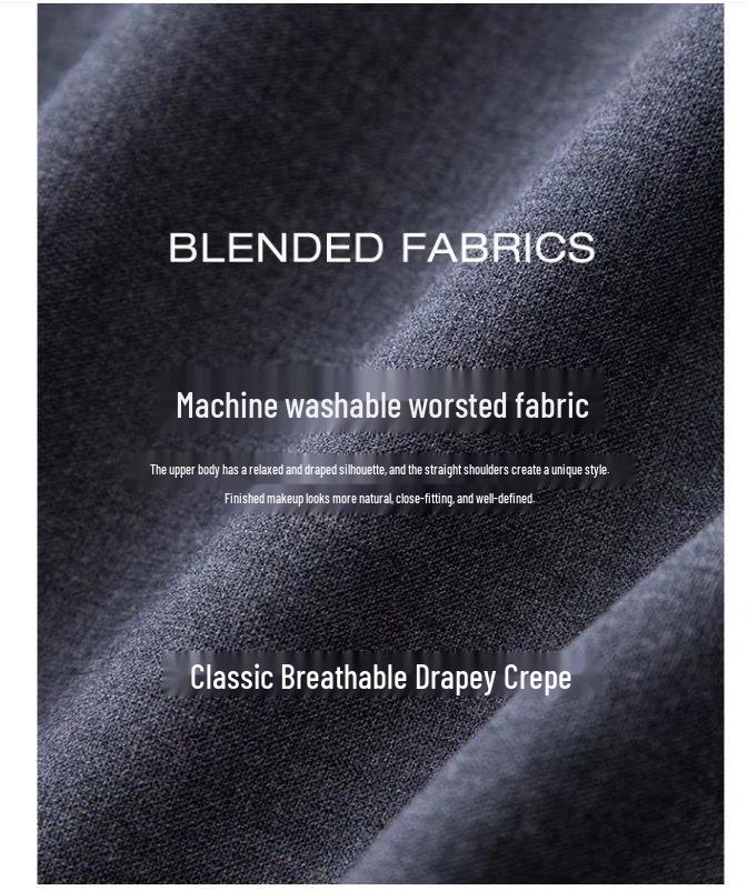 Women's Gray Chenille Suit Set: 2024 Korean Style, Casual Professional with Wide-Leg Pants for Autumn/Winter