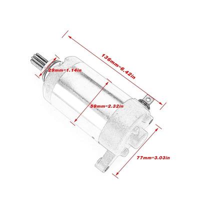 Starter Motor for Yamaha XT125R XT125X YB125 YBR125ED YBR125ESD YB125SPD TT-R125 TTR125L TT-R125E LE 3D9-H1890-00 3D6-H1890-00