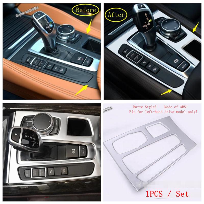Gear Shift Panel / Dashboard Air AC Vent / Door Lock Pin Cover Trim Accessories For BMW X5 F15 2014 - 2017 / X6 F16 2015 - 2018