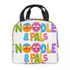Noodle & Pals Mikrosuper Einfache Thermoisolierte Lunchtasche für Reisen Tragbare Lebensmitteltasche Männer Frauen Kühlbox Thermoisolierte Lunchboxen