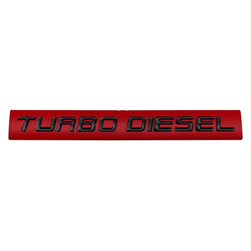 Car Body Sticker Turbodeisel Badge Auto Emblem Decal Decoration