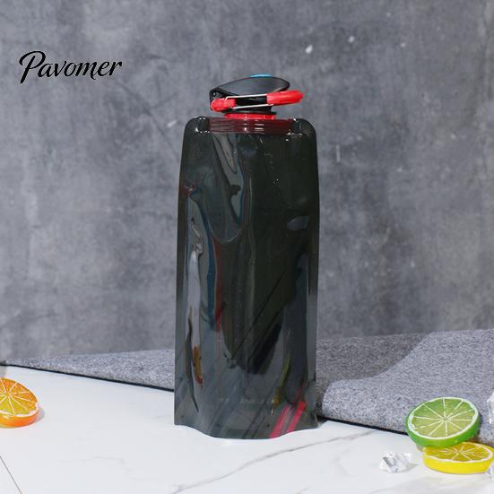 Lightweight Water Bag Foldable Food Grade BPA Free Portable Bottle Heat-Resistant Flexible Collapsible Camping Supplies
