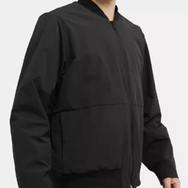 Adidas Flight Jacket With Fleece Lining Men Outerwear Black FM9415