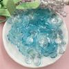 Home Party Supplies Small Flower Beads Fashion 15.8mm Acrylic Bracelet Accessories Hairpin Earrings 100pcs Handmade Materials DIY Clear Crystal