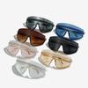 Luxury Brand Punk Sunglasses Goggle Women Men One Piece Transparent Sun Glasses Male Oversized Shades Y2k Eyewear Sol Oculos