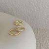 Clips Earrings for Women Unisex Minimalist Fashion Cartilage Hoop Earings Set Ear Cuff Fake Piercing Clip on Ear Jewelry