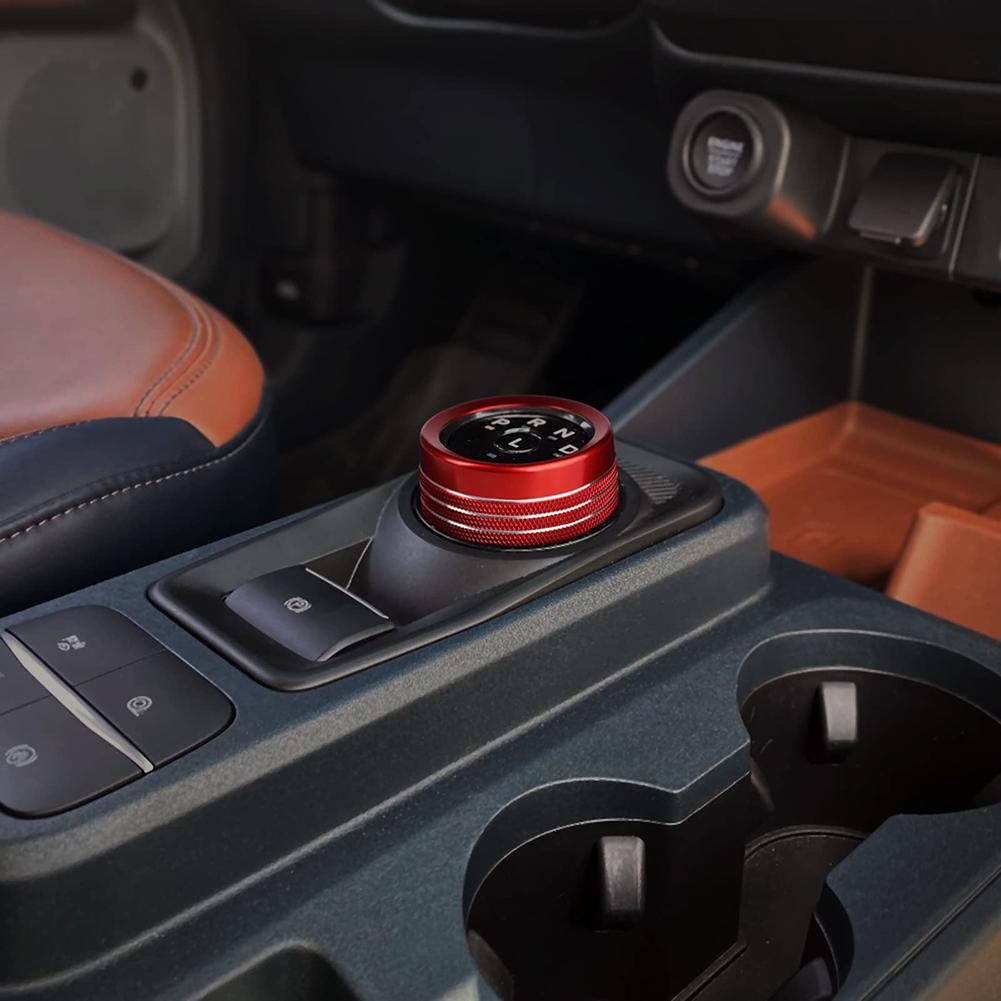 6PCS Center Console AC Multimedia Gear Shift Knob Cover For Ford Maverick XL XLT LARIAT 2026 2026 Button Ring Cover Trim