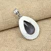 Amethyst Gemstone Pendant 925 Sterling Silver Handmade Purple Stone Jewelry For Gifts