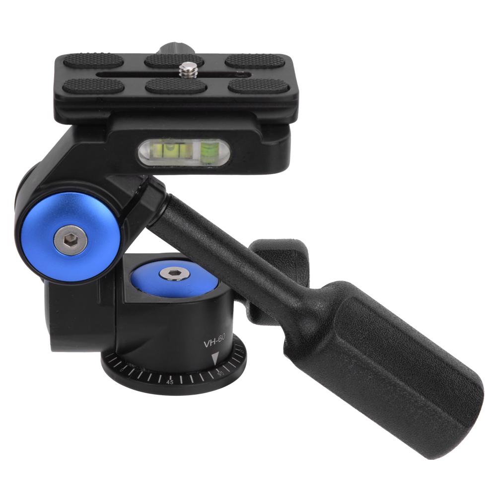 

Двойная ручка 3D с высокой нагрузкой на подшипнике гидравлического демпфирования шаровая головка штатива панорамная съемка