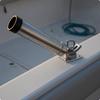 Fishing Rod Holder with Rotating Base Protective Hardware Adjustable for Anglers