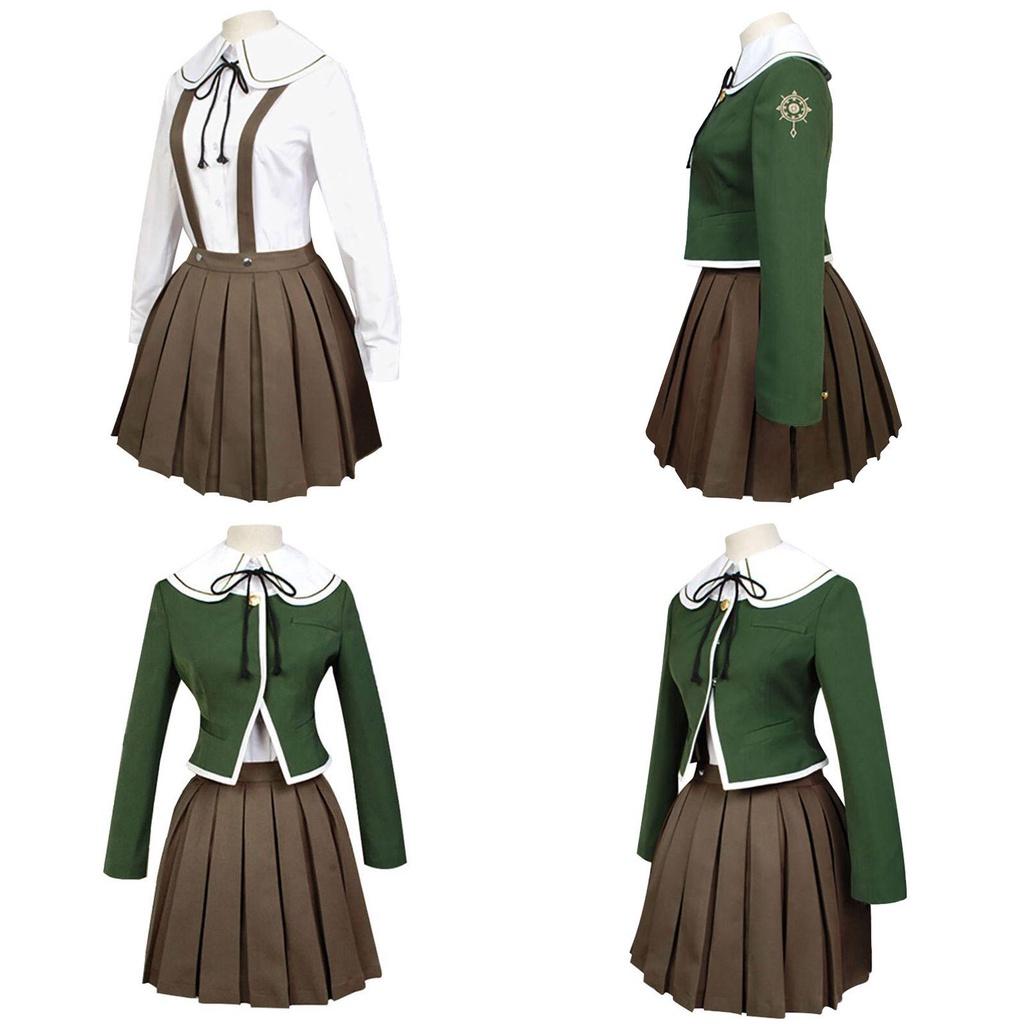 Danganronpa Chihiro Fujisaki Uniform Suit Cosplay Costume Full Set For Anime Fans