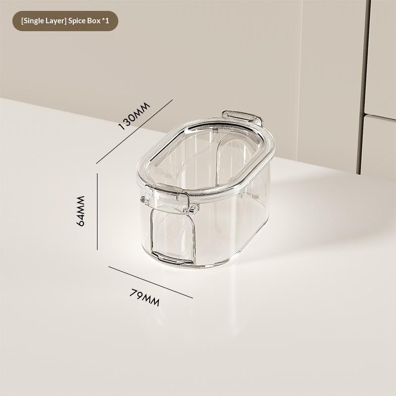 

Household Kitchen Spice Storage Box Pepper Seasoning Jar Food Grade Seasoning Packaging Box A1