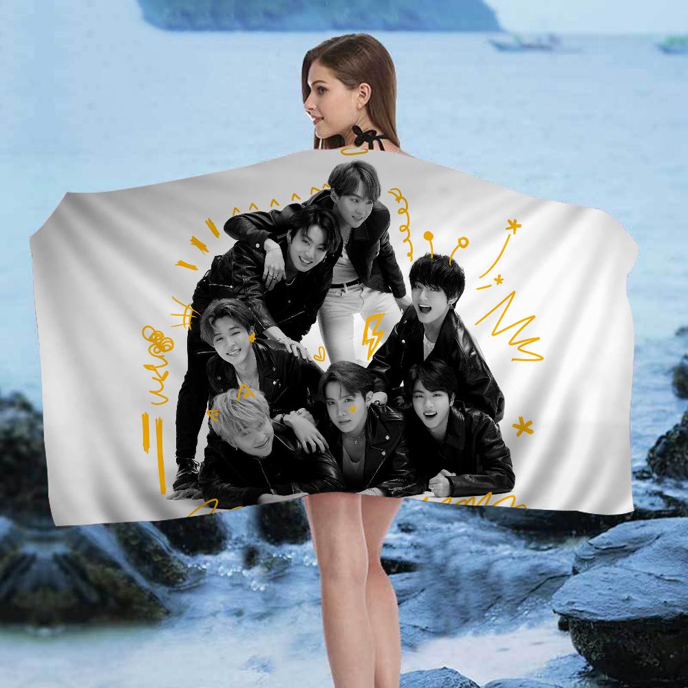 Dynamite Kpop Boys Big Microfiber Beach Towels Quick Dry Towel Sand Beach Towels Pool Towel For Travel Swim Pool Yoga