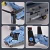 MOC 1389PCS V-22 Tiltrotor Aircraft Helicopter Building Block Children Military Airplane model Bricks Toy home Decor.