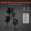Weight Plate Rack Weight Plate Tree Home Gym Barbell Storage Stand 1 inch