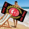 Toalla de Playa con Estampado del Logo de Aberdeen, Toalla Grande Suave de Secado Rápido para Playa, Camping, Natación