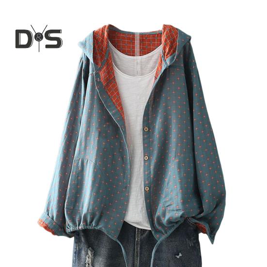 

Женское весенне-осеннее пальто с капюшоном, завязками на талии, длинными рукавами, принтом, свободной застежкой-молнией, с карманами, повседневная верхняя одежда для поездок на работу зелёный