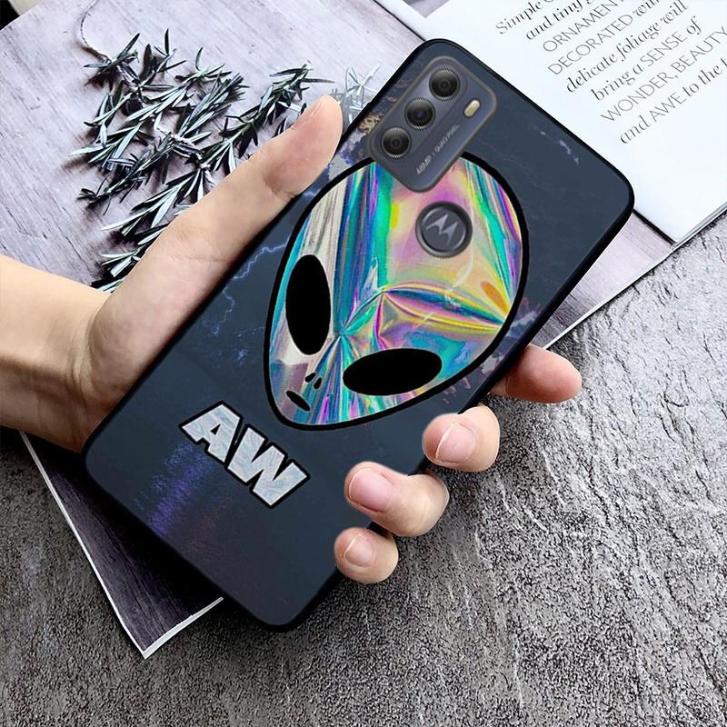 Alien UFO Phone Case for Motorola Moto E7 Plus E32 E20 E40 Edge 20 Lite G22 G52 G20 G30 G100 G60 G50 G10 G Pure G Stylus