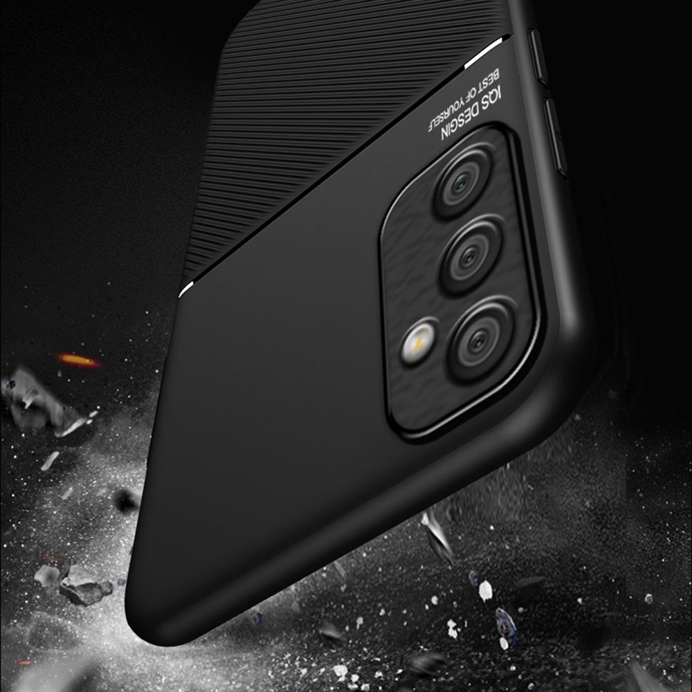 For Samsung Galaxy A35 5G Phone Cover Anti-Scratch Back Case with Magnetic Holder Metal Sheet