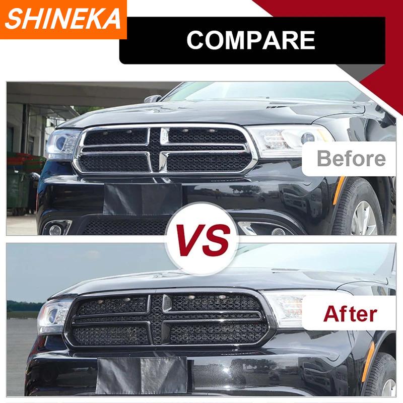 MOB2 ABS Car Front Grilles Decoration Cover For Dodge Durango 2011 2012 2013 2014 2015 2016 2017 2018 2019 2020 Exterior Accessories